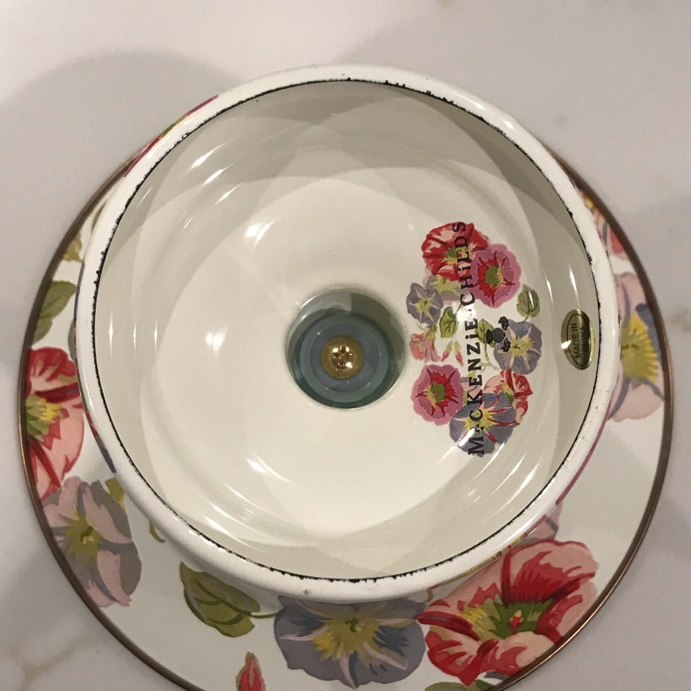 💯 Mackenzie Childs Campote dish medium size - Picture 4 of 5